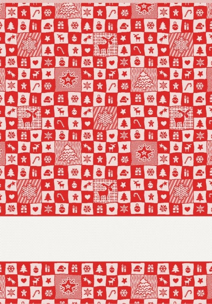Serviette - Astrid - Rouge