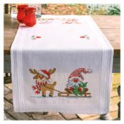 Chemin de table - Gnome et Renne