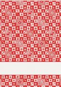Serviette - Astrid - Rouge
