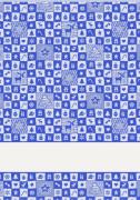Serviette - Astrid - Bleu