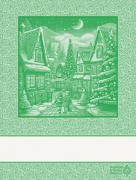 Serviette - Paesaggio - Vert