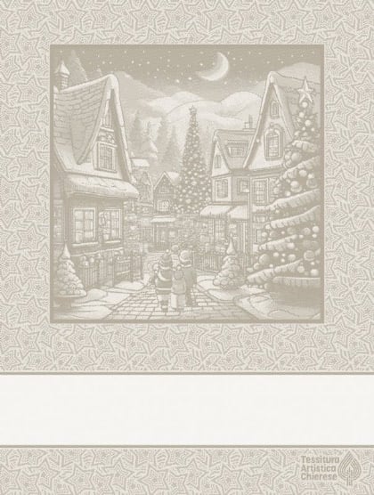 Serviette - Paesaggio - Ecru