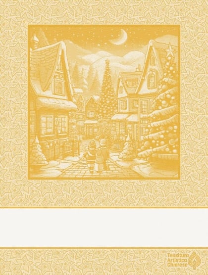 Serviette - Paesaggio - Jaune