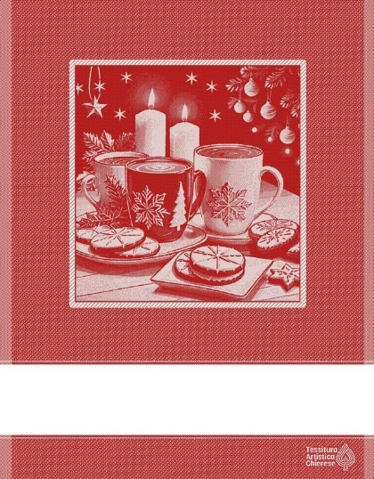 Serviette - Relax - Rouge