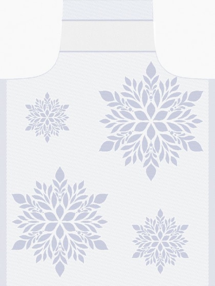 Tablier Vik Lurex - Bleu clair / Argent