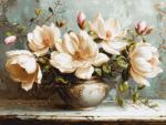 The Mysterious Magnolias - Petit Point