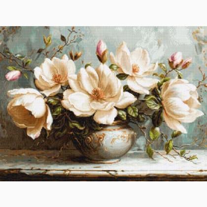 The Mysterious Magnolias - Petit Point