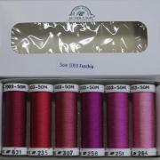 Soie 1003 - Pack 6 nuances - Fuschia