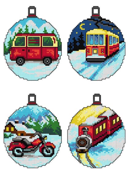 Boules de Noël - Paysages (4)