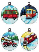 Boules de Noël - Paysages (4)