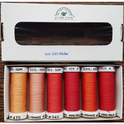 Soie 1003 - Pack 6 nuances - Pêche
