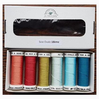 Soie Ovale - Pack 6 nuances - 18ème