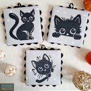 Black cat ornaments