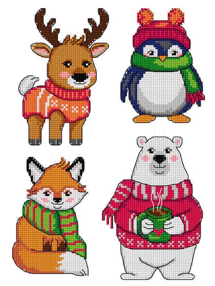 Animaux en pulls (4)