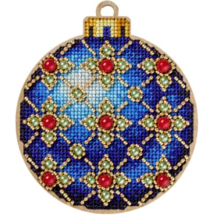 Boule de Noël - Bleue