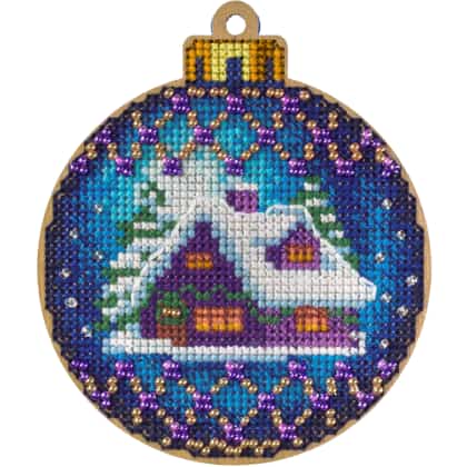 Boule de Noël - Chalet d\'hiver