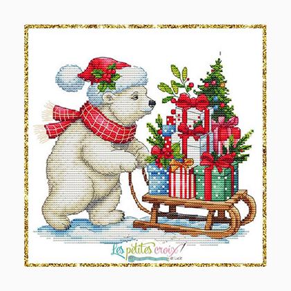 Christmas Bear And Gifts