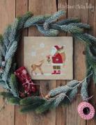 Santa and the Fawn