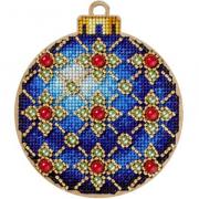 Boule de Noël - Bleue
