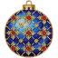 Boule de Noël - Bleue