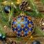 Boule de Noël - Bleue