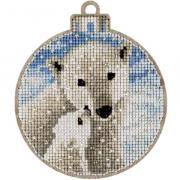 Boule de Noël - Ours polaires