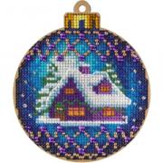 Boule de Noël - Chalet d'hiver