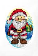 Père Noël avec un cadeau