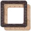 Cadre de broderie avec aimants 14x14 cm- Sombre