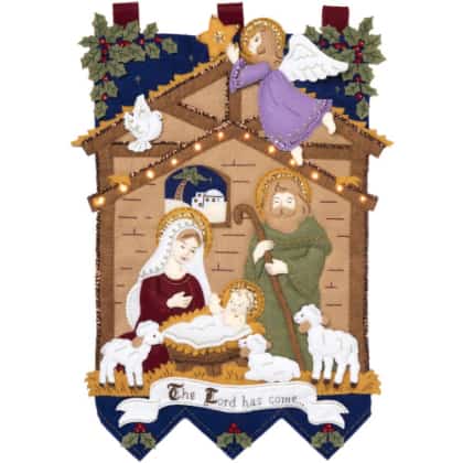 Kit déco en feutrine - Away In The Manger