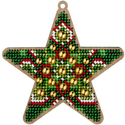 Décorations de Noël - Étoile dorée