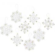 Kit Décorations en feutrine - Elegant Christmas Snowflake