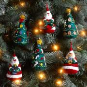 Kit Décorations en feutrine - Trésors de l'Arbre du Père Noël
