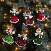 Kit Décorations en feutrine - Anges de Noël