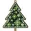 Sapin de Noël vert
