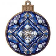 Décorations de Noël - Boule de Noël bleue