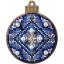 Décorations de Noël - Boule de Noël bleue
