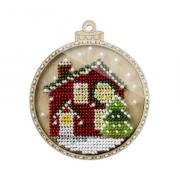 Boule de Noël - Chalet d'hiver