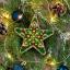 Décorations de Noël - Étoile dorée