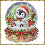Christmas Penguin Snowball