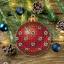 Boule de Noël - Rouge