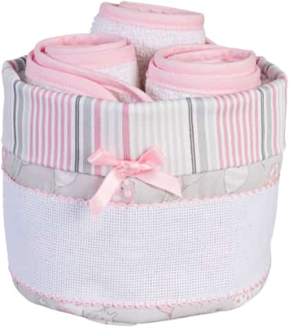 Panier porte-serviettes - Baloon Tales - Rose