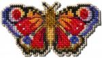 Seasonal Ornament : Peacock Butterfly