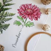 November - Chrysanthemum