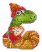 Snake with a heart - Aimant