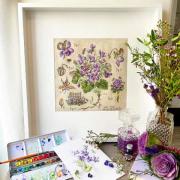 Étude à la violette - Lin