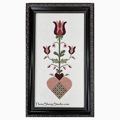 Hearts And Petals - 1776 Fraktur