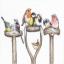 Fourches et plumes