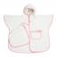 Robe de bain poncho 2-3 ans - Baloon Tales - Rose ciel