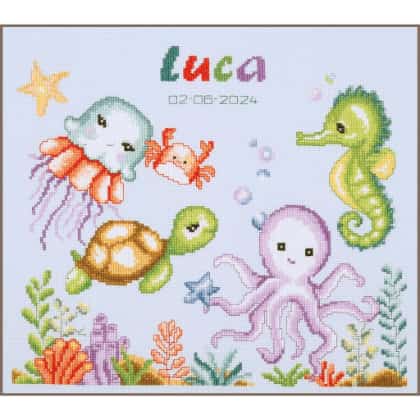 Sampler de naissance - Animaux marins